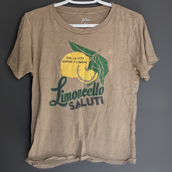 J. Crew Limoncello Saluti Graphic Tee - Picture 4 of 5